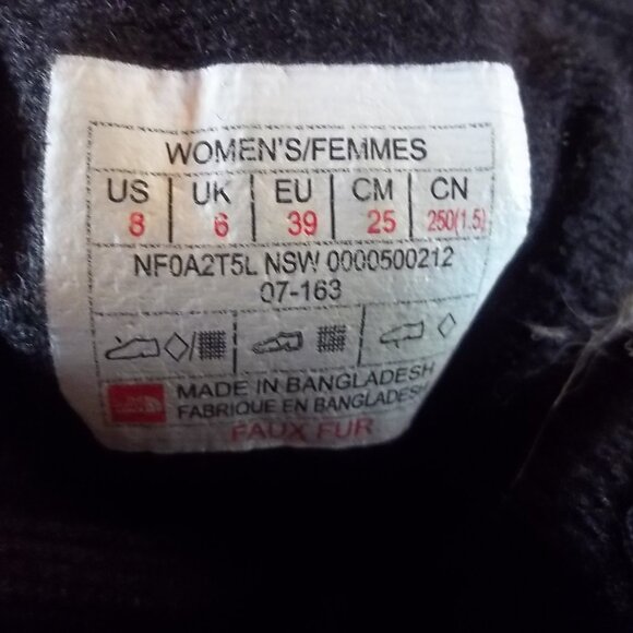 THE NORTH FACE THERMOBALL LACE II WINTER BOOTS, LIKE NEW SIZE 8 - Picture 6 of 6